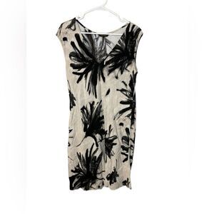 Jams World Women's Floral Black And White Dress EUC!